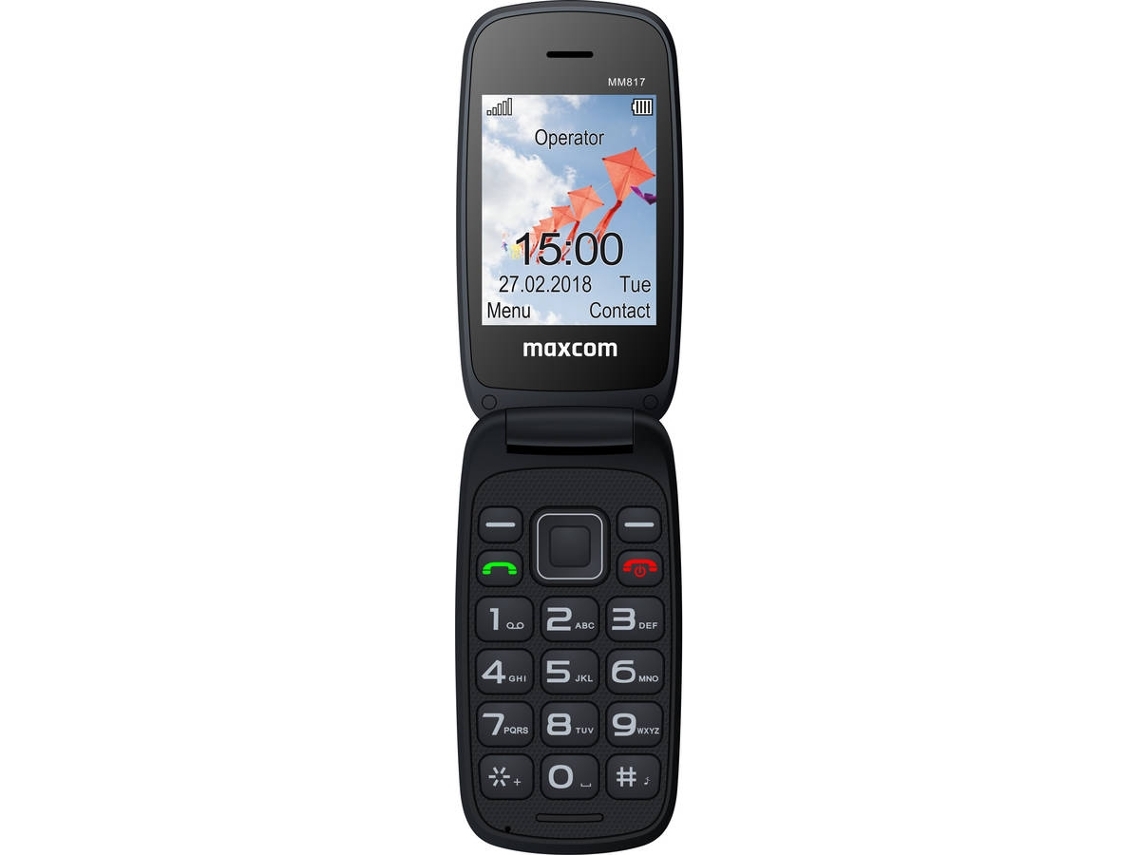 Telemóvel MAXCOM MM 817 (Outlet Caixa Aberta - 2.4'' - 2G - Preto)