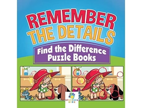 Livro Remember The Details Find The Difference Puzzle Books De Educando Kids (inglês)