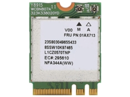 Placa De Rede Sem Fio Nfa344a M.2 Wifi 867mbps Bt Para Notebooks Das Séries 710s, E470, E475, E570, E575, V310 E Yoga 710, 720 E 910. Aquaforge