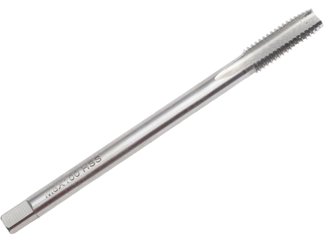 Ferramenta Com Rosca Métrica M8 X 1, 25e Canal Reto De 100mm Para Reparo Roscas Danificadas Em Diversos Materiais