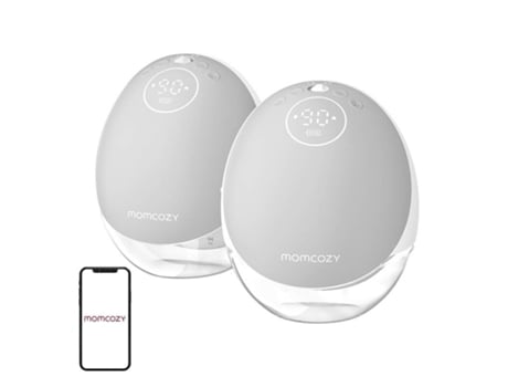 Bomba Tira Leite Dupla Momcozy M9 Para Amamentação Sem Usar As Mãos, Eficiente E Silenciosa