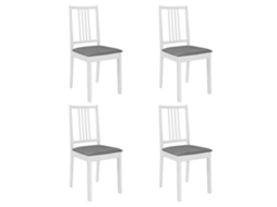 Dining Chair, Dining Chairs Vidaxl Branco Madeira (n/a)