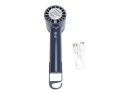 Ventoinha Portátil Semicondutor USB Recarregável com Compressão Fria Pequena para Pessoal Azul Marinho