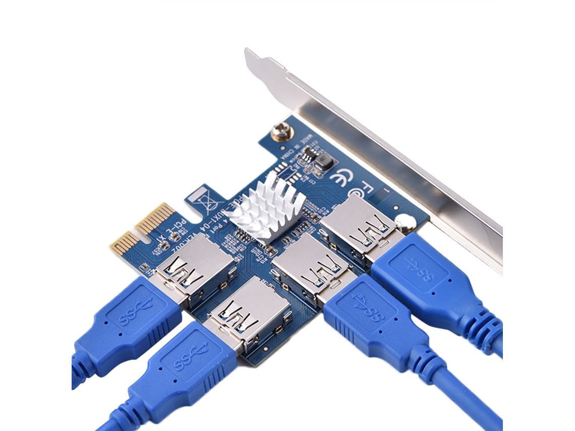 Adaptador Pci e Mineração 1 para 4 LAXISCREED