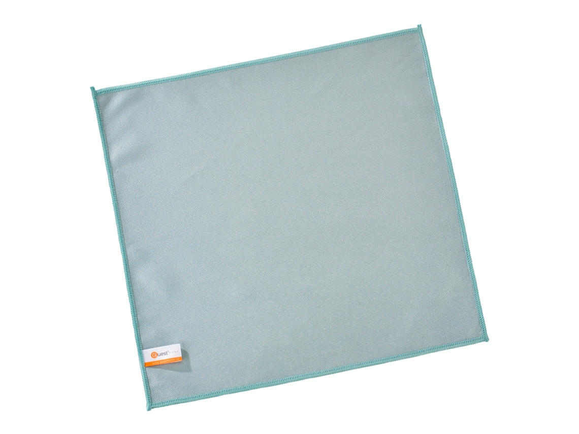 Pano Microfibra Quest Diamond Glass 40x40 Cm, Conjunto De 3 Panos