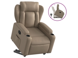 Stand Up Recliner Chair, Stand Up Recliner Chairs Vidaxl Marrom Couro Artificial
