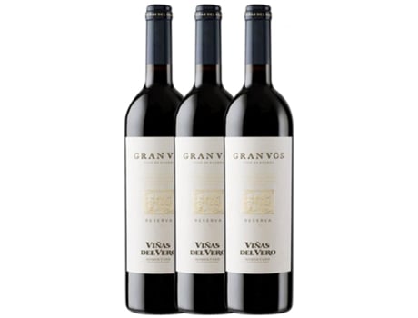Vinho VIÑAS DEL VERO Viñas Del Vero Gran Vos Somontano Reserva (0.75 L - 3 unidades)