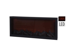 Caja luz led efecto leña 57x10x25 cm