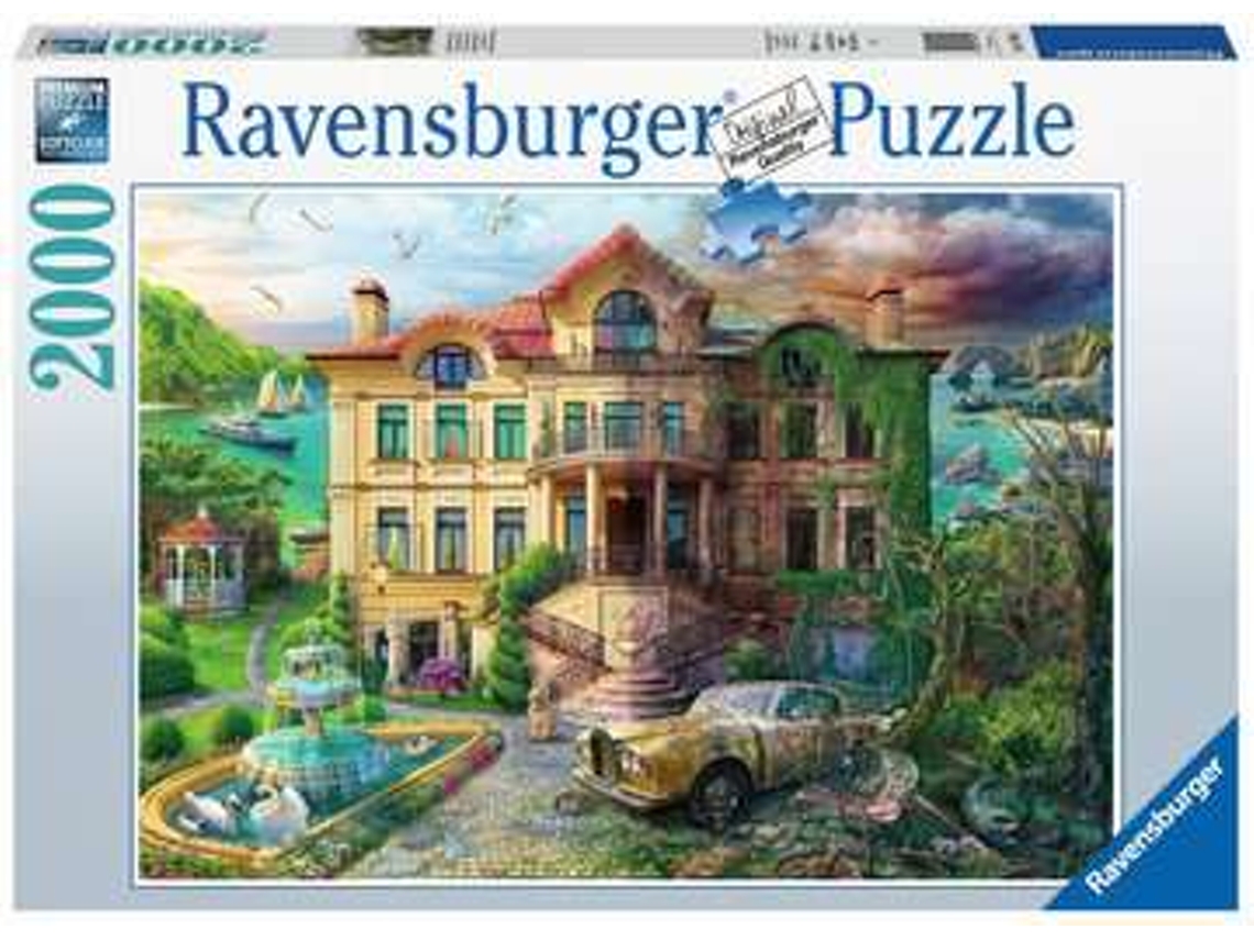 Puzzle RAVENSBURGER Cove Manor Echoes 2000 Peças Edifícios