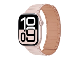 Bracelete Para Apple Watch 38/40/41/42mm Rosa-cinza Cuich