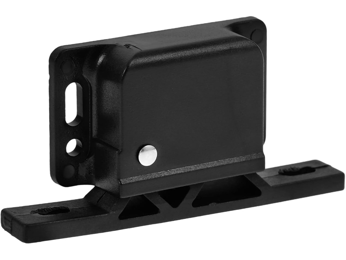 Trava De Segurança Para Portas Armários Veículos Recreativos, Em Abs Preto, Fácil De Guardar E Resistente Ao Desgaste
