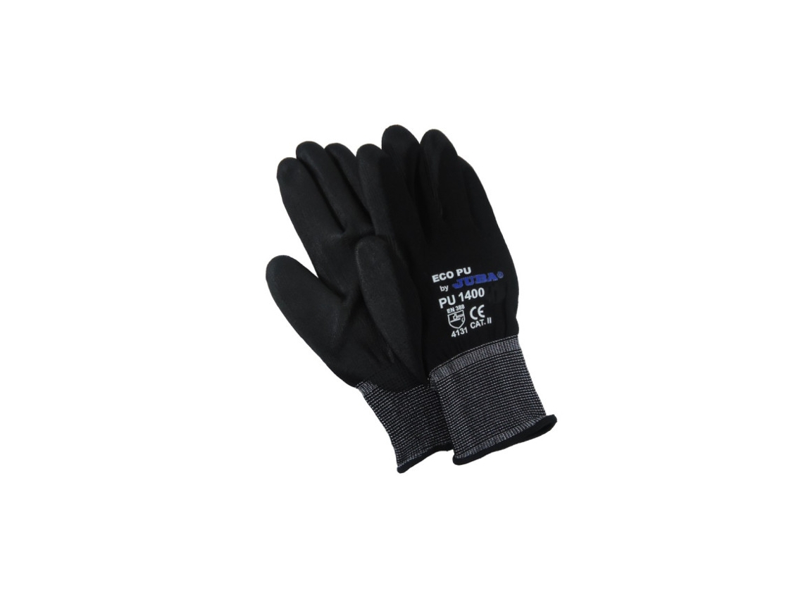 Luvas Nylon C/ Palma E Dedos Pu Juba - Tam.6