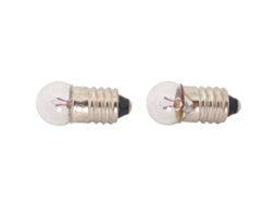 6V 0.6 W Luz Lâmpada 2 Unidades Transparentecontec