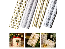 Papel De Embalagem Natal 4 Estilos Diferentes