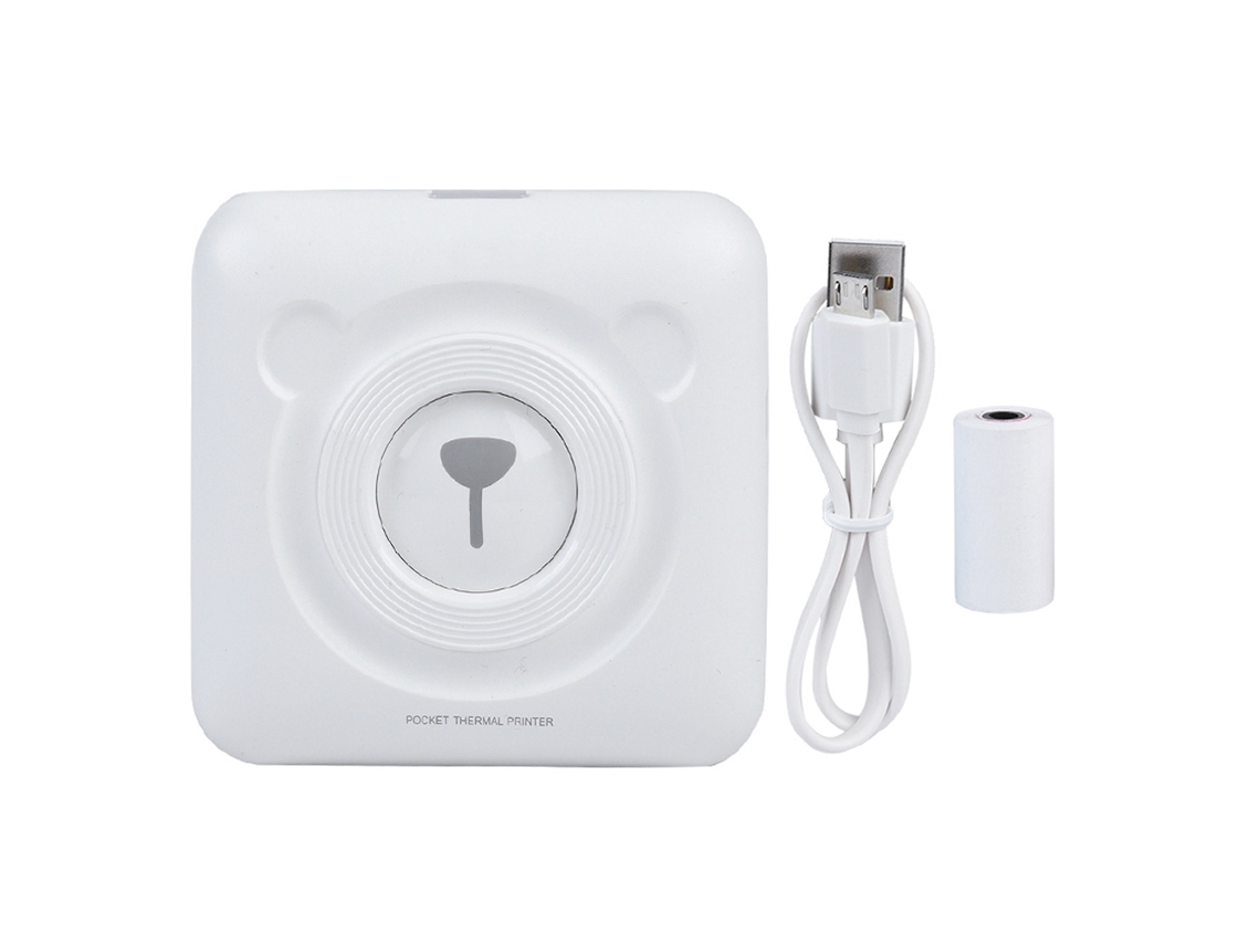 Impressora Bluetooth EOOCOO para notas e códigos de barras