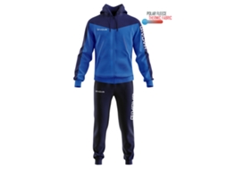 Conjunto de moletom masculino com capuz de lã Givova Roma, tamanho P