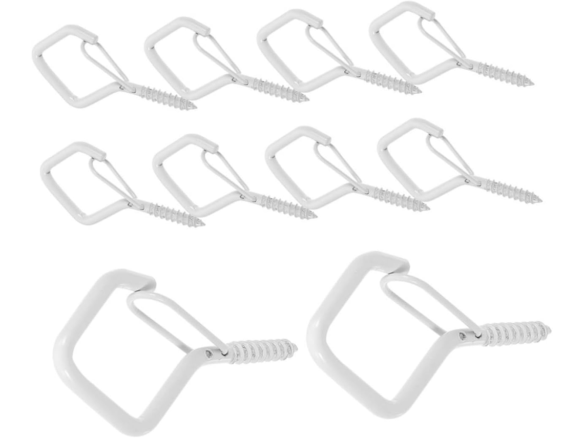 20 Peças Ganchos De Parede Em Material Resistente, Para Susp Compactos