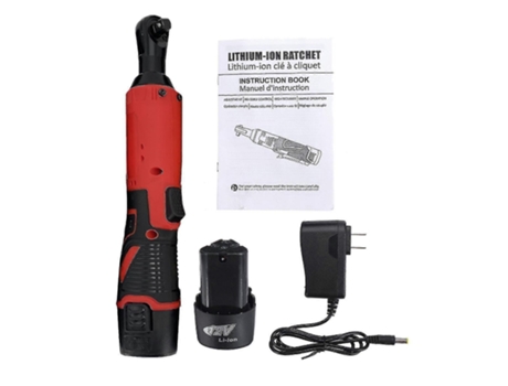 Cordless Electric Angle Wrench 3/8 12v 90â° 65nm Right Hand Ratchet, Includes Charger And Battery Beijiyi