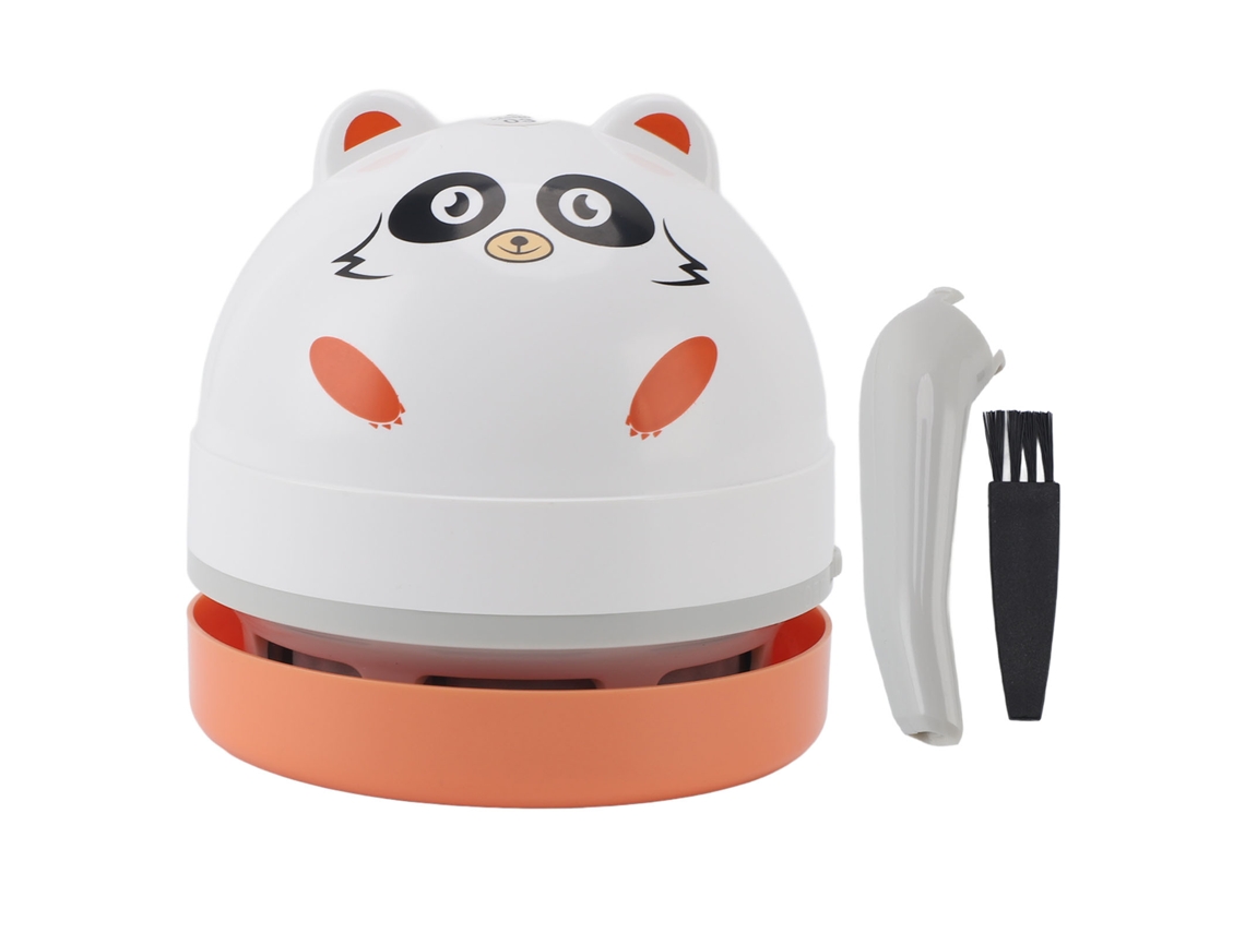 Aspirador de Mesa Mini Portátil Sem Fio com Ponta de Sucção e Escova para Poeira e Migalhas | S/MARCA