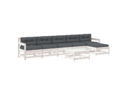 Garden Lounge Set, Garden Lounge Sets Vidaxl Branco Madeira (n/a)