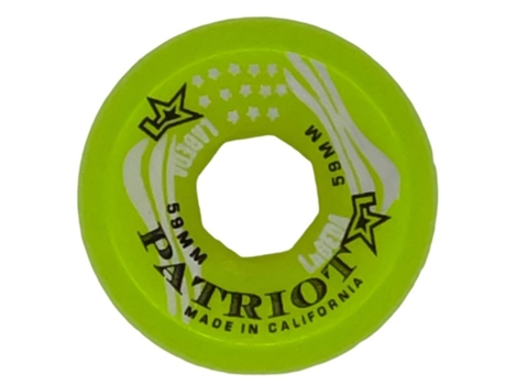 Rodas de Patins Patriot Goal X-Soft 4 Unidades Amarelo 59 Mmlabeda