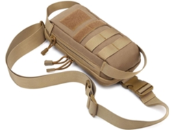 Bolsa para ferramentas profissional 1680d com vários compartimentos em tecido para armazenar itens essenciais de trabalho.