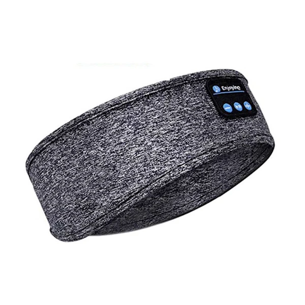Fones de Ouvido com Faixa de Cabeça para Dormir Máscara de Cinza AQUAFORGE