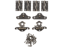 Conjunto De Dobradiças Com Fecho Para Caixa Joias, Liga De Zinco, Verde, Para Caixas De Madeira, Itens De Bricolagem