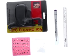 Kit Profissional De Perfuração De Orelha Sem Ferramentas, Com 2 Peças.