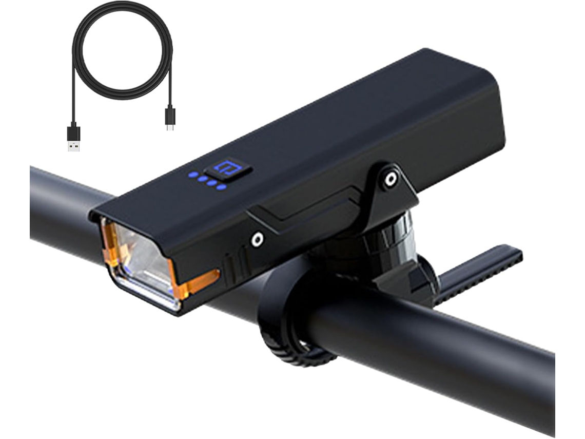 Farol De Bicicleta Com Carregamento Usb E Alto Brilho.
