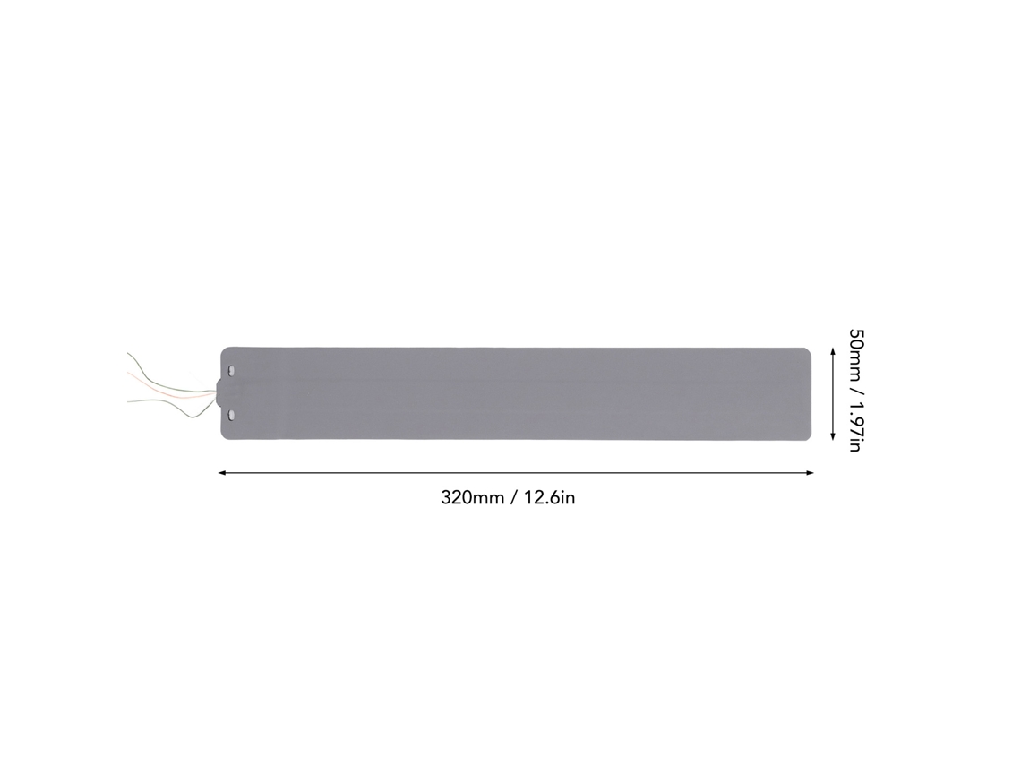 Sensor De Monitoramento De Sono 320x50mm: Sem Contato, Alta Sensibilidade E Flexível