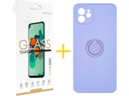 Capa + Película para iPhone 12 SKYHE Roxo Lilás