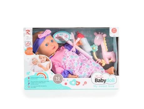 Boneca 36cm Com Corpo Em Peluche E Som Coruja 6291 Tutu Love Tutu Love