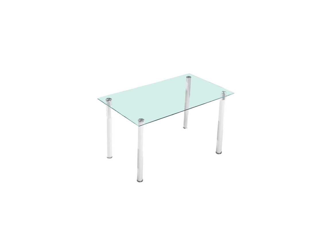 Mesa de jantar Yuri Branco 140 x 75 x 80 cm