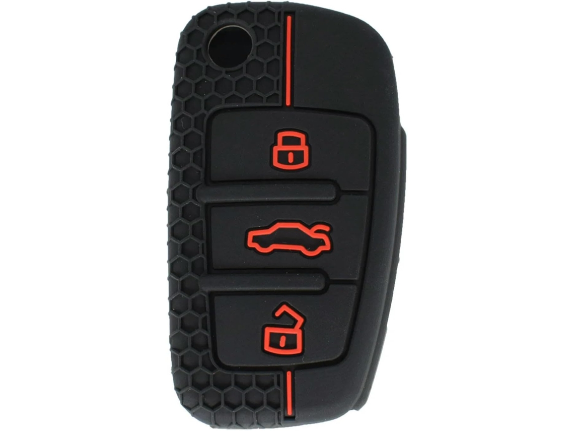Capa Para Chave Remota Audi A1 S1 A2 A3 S3 A5 A6 Rs4 Tt Q3 Q7 2005 2006 2007 2008 2009-2013