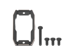 Suporte De Servo De Latão Preto Para Carro Rc Traxxas 1/18 Fácil Instalação Durável