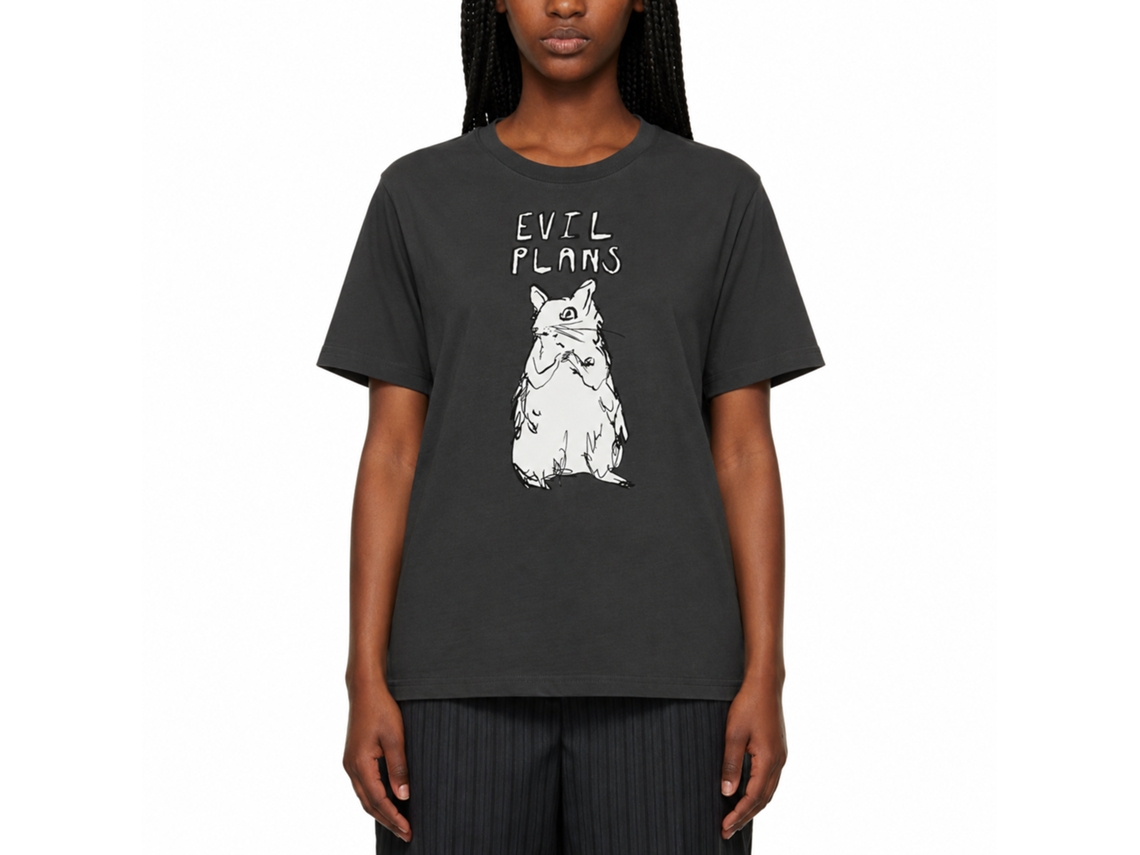 Rockinstone Evil Plans Made By Harriet Black T-shirt Unique Designer Style
