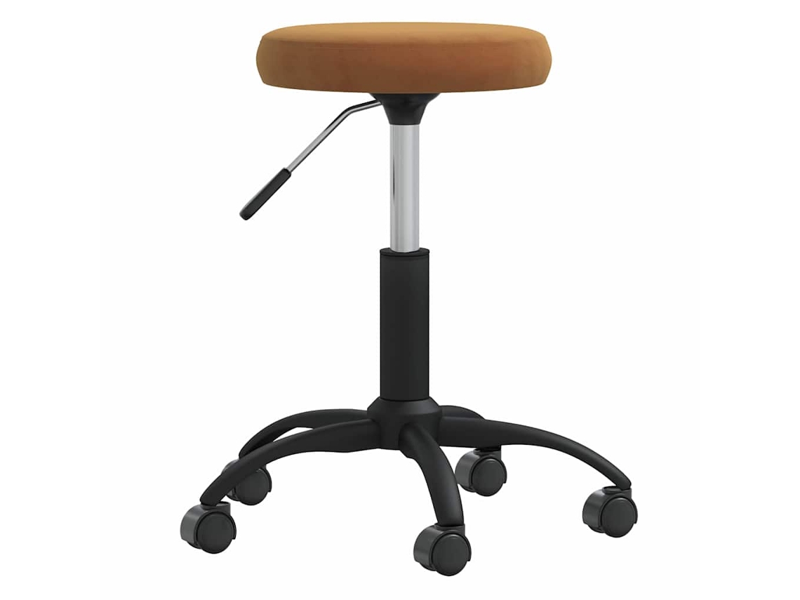 Vidaxl Cadeira De Jantar Veludo Castanho