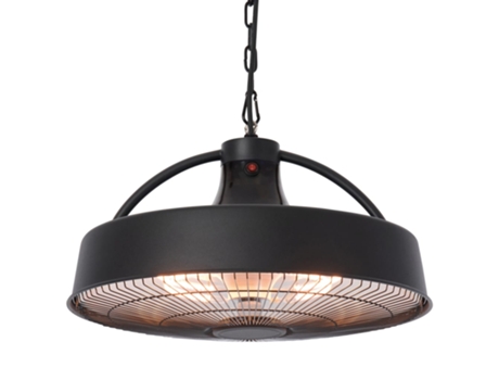 Sunred Aquecedor suspenso Retro 2100 W halogéneo preto RSH17