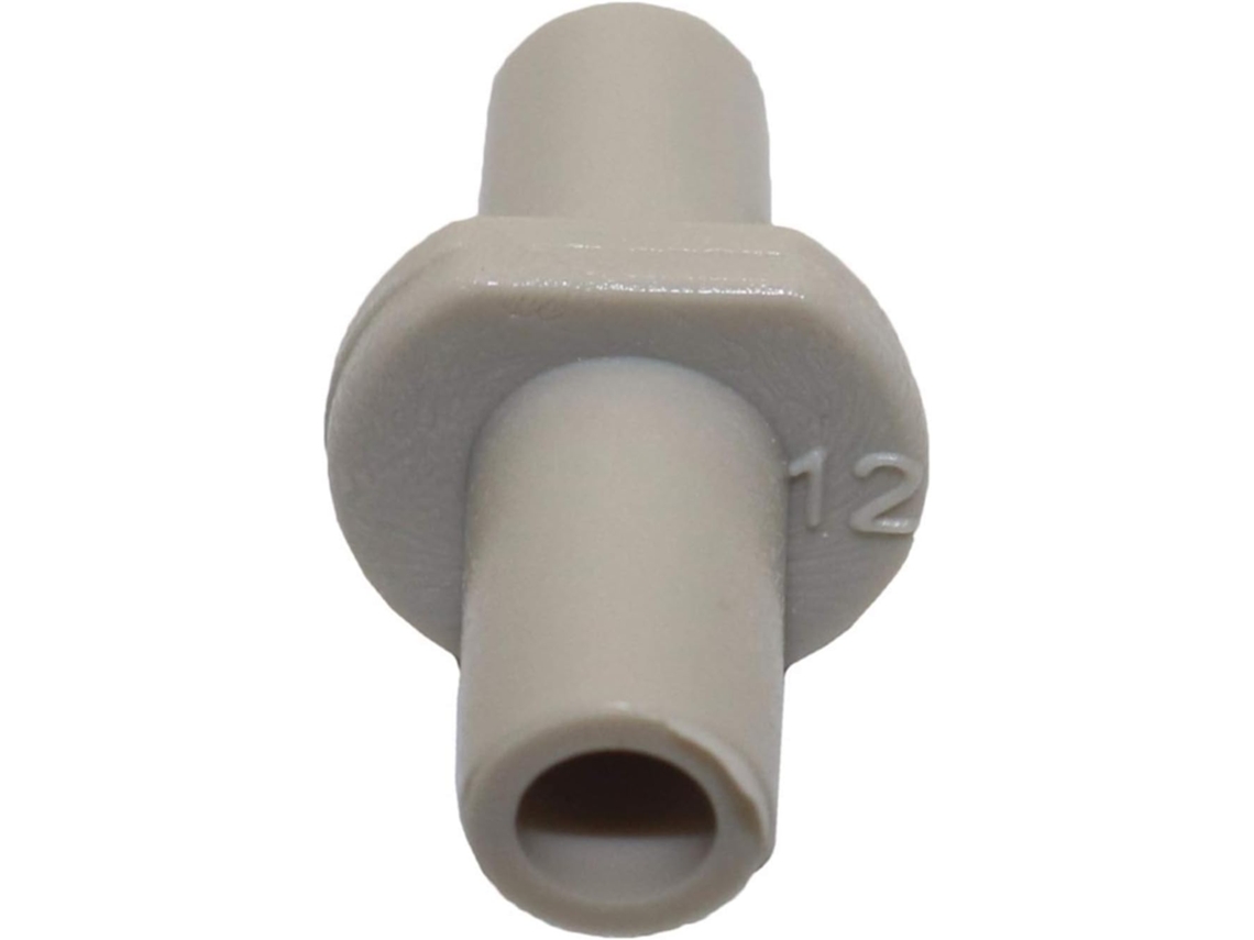 Conjunto de 100 Adaptadores Conector Mangueira 6mm, Reto, Branco, para Irrigação, Conexão Rápida 1/4, S/MARCA