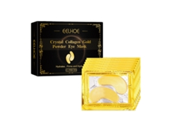 Máscara de Olhos Dourada com Colágeno LAXISCREED para Rejuvenescimento e Alta Performance