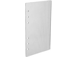 Capa Para Caderno Alipis A6, Acrílico Transparente, Reutilizável Para Folhas Soltas, 6 Argolas, Capa Resistente E