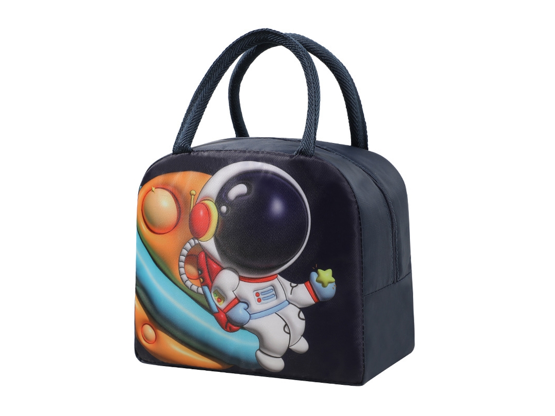 Lancheira Térmica Infantil com Alça, Dimensões: 23 X 19 X 13 Cm MDUG (astronauta)