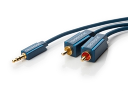Cabo Adaptador Aux De 3,5 Mm Para Rca, Estéreo