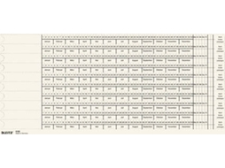 Papel para calculadoras LEITZ 61620001 Branco