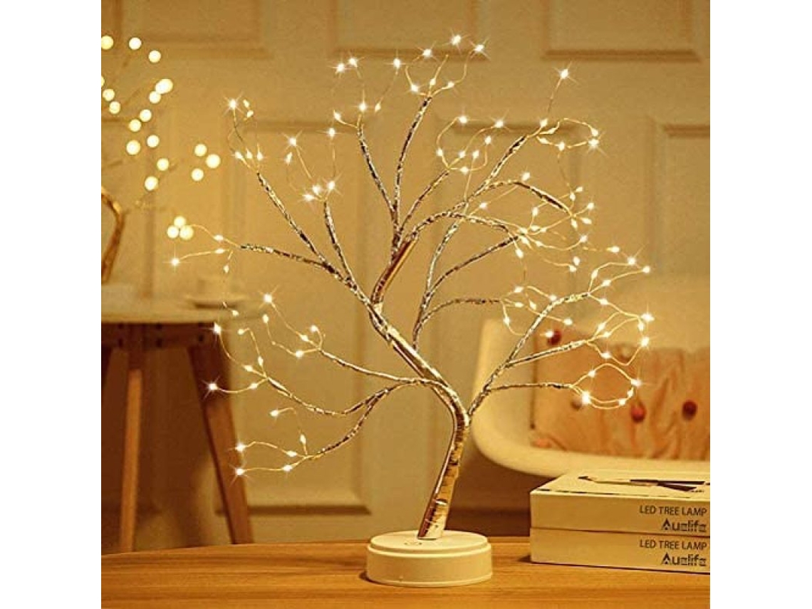 Bonsai Árvore Luz para Mesa Luz de Fadas Espírito Árvore Diy Luz Artificial Decoração para Casa Quarto Decoração