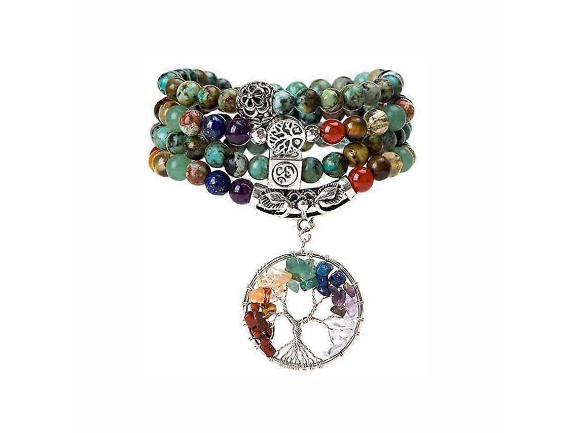 Pulseira Dongling 108 Com Cristais Rosa Explosivos E Verdes Nostalgia88
