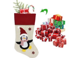 Decoração De Meia De Natal Para Presentes E Armazenamento De Doces
