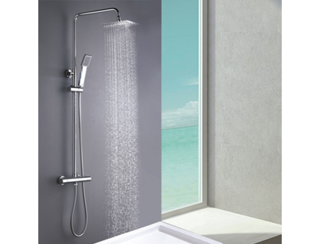 Coluna Termostática Quadrada Extra Longa Mol