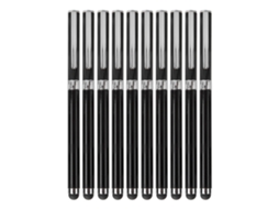 Aetheria 10pcs Caneta Estilo 2 in 1 Tela Tática Capacitiva Caneta Esferográfica Acessórios de Computador Preto